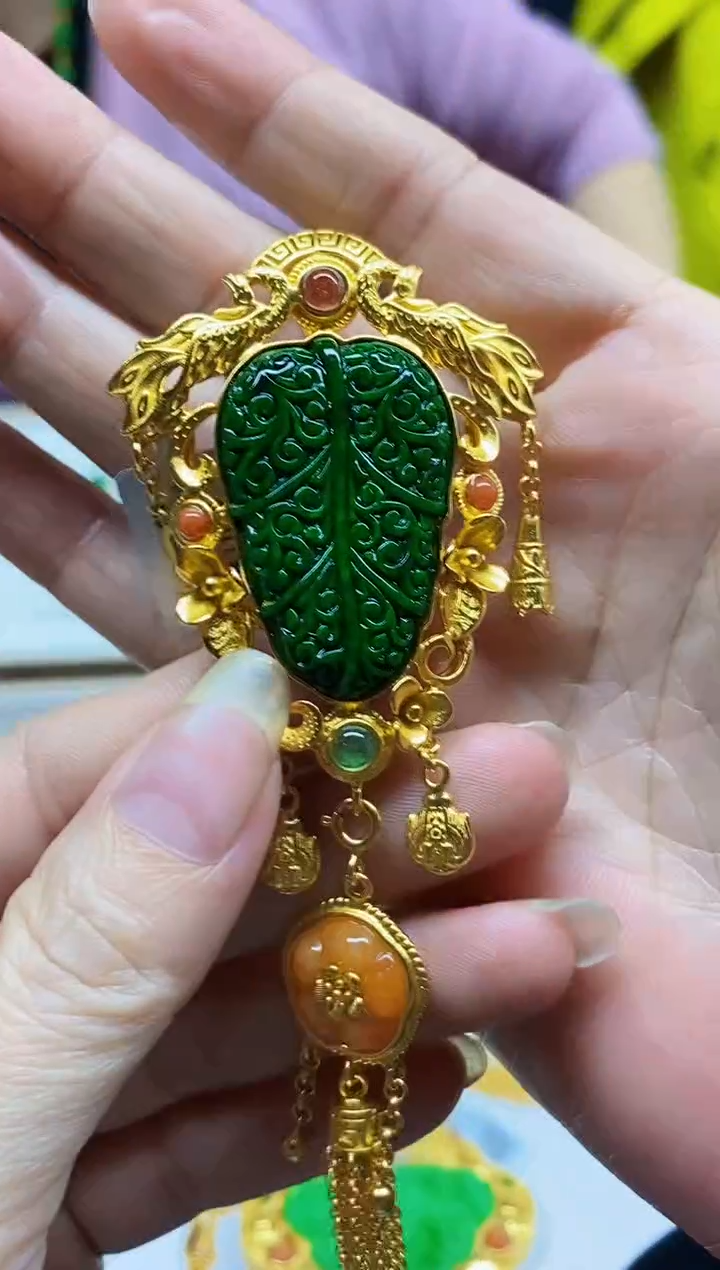 颈饰未镶嵌翡翠翡翠吊坠