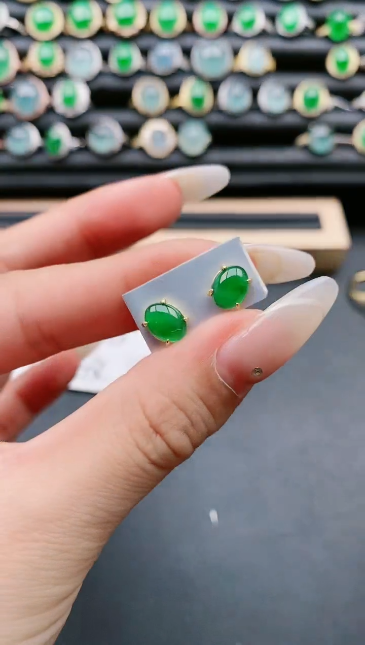 【闪购商品】翡翠戒指银S925镶嵌111111