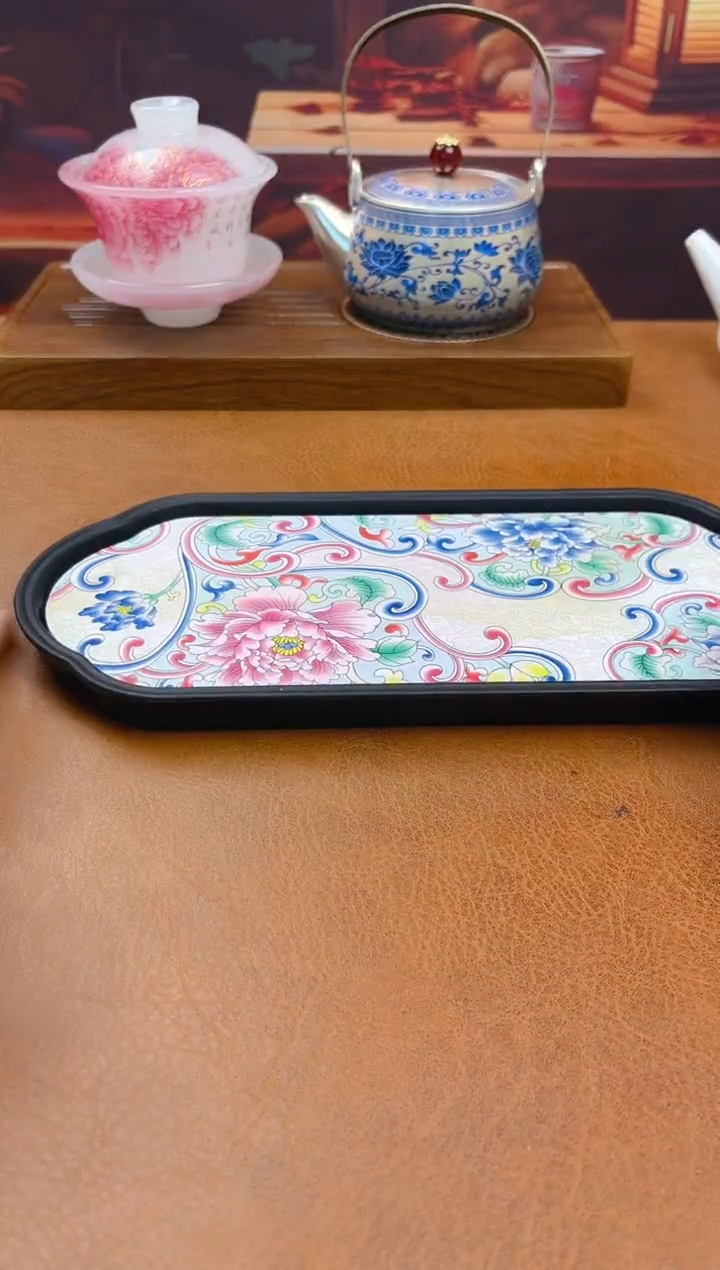 陶瓷茶具摆件旅行套组