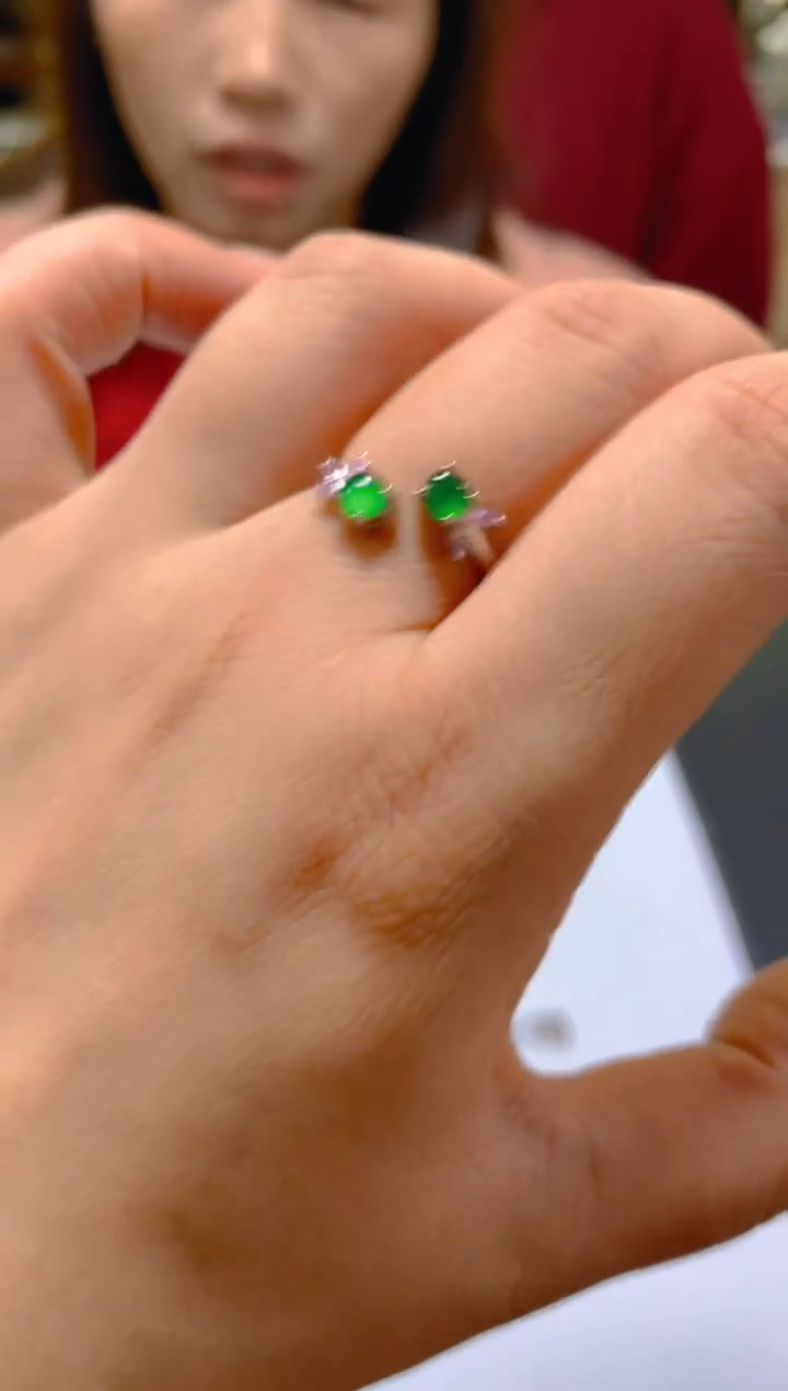 未镶嵌戒指翡翠多样性发一