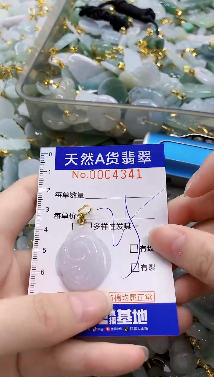 颈饰未镶嵌翡翠天然A货翡翠