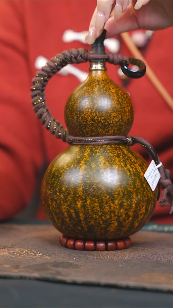 【闪购商品】RS214大漆酒葫芦不包手串及旋转底座