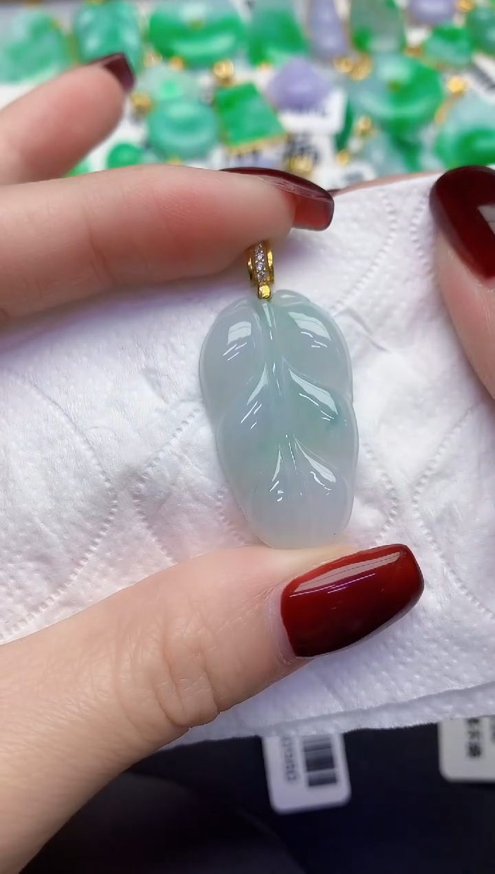 颈饰未镶嵌翡翠缅甸天然翡翠a货