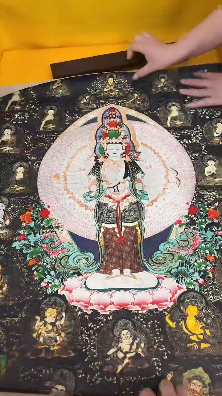 卷轴画绘画类唐卡 16009