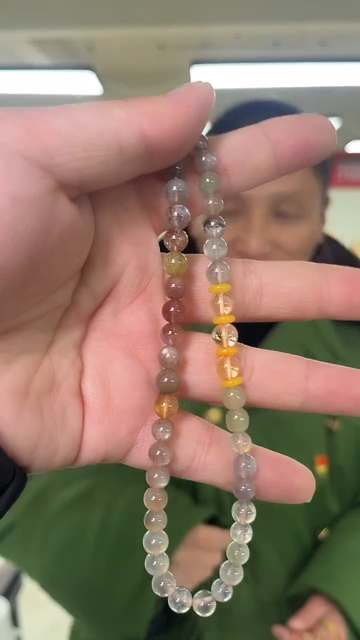 【闪购商品】水晶挂链未镶嵌天然手机链手串多样性发一6mm