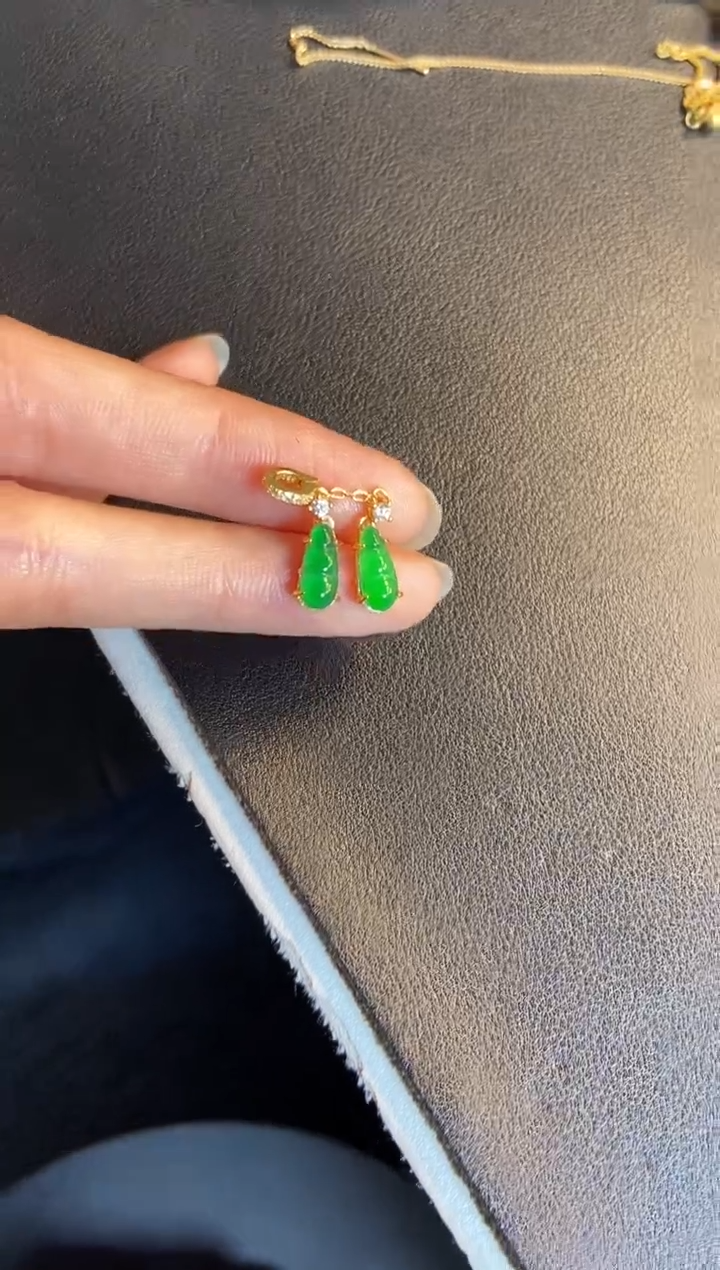 吊坠(不含链)银S925镶嵌翡翠念*呀1