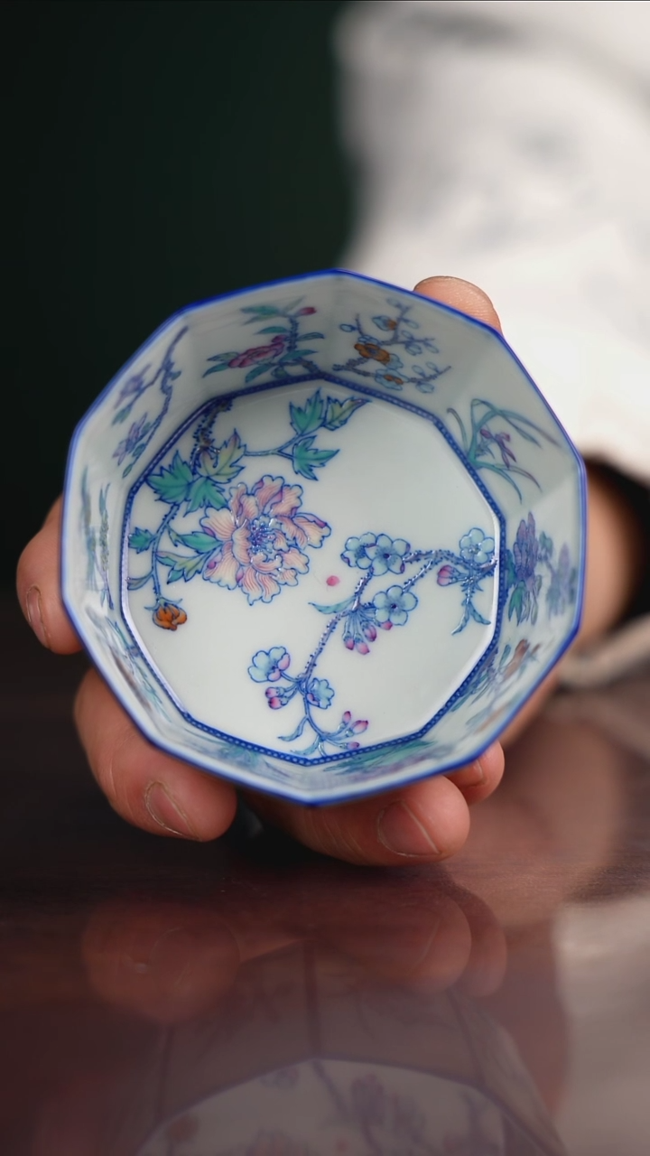 【闪购商品】空山没有青花斗彩主人杯