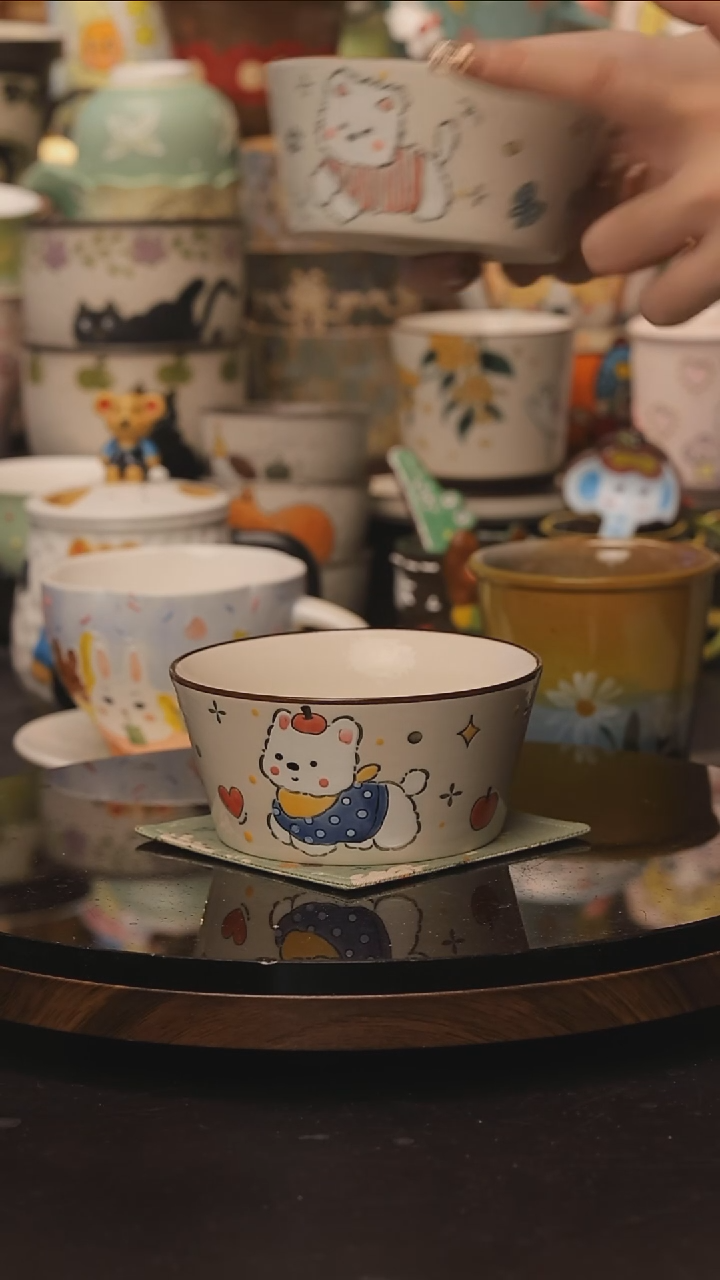 景德镇釉下彩绘设计师款式陶瓷