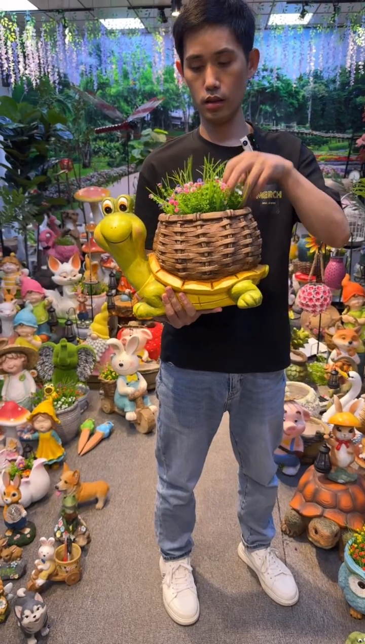 无花朵花园庭院摆件&00&