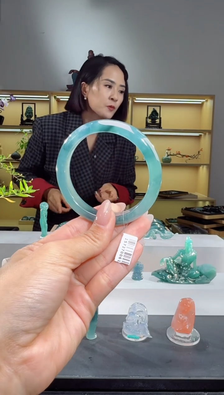 未镶嵌手镯翡翠58.3圈