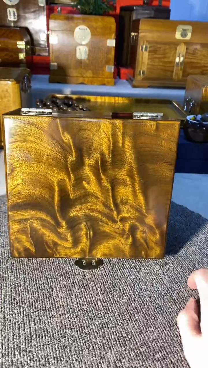 【闪购商品】金丝楠木艺阴沉首饰盒F6