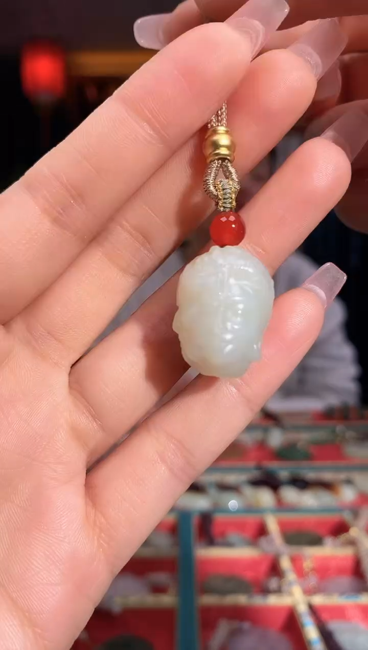 【闪购商品】和田玉颈饰未镶嵌一念神魔