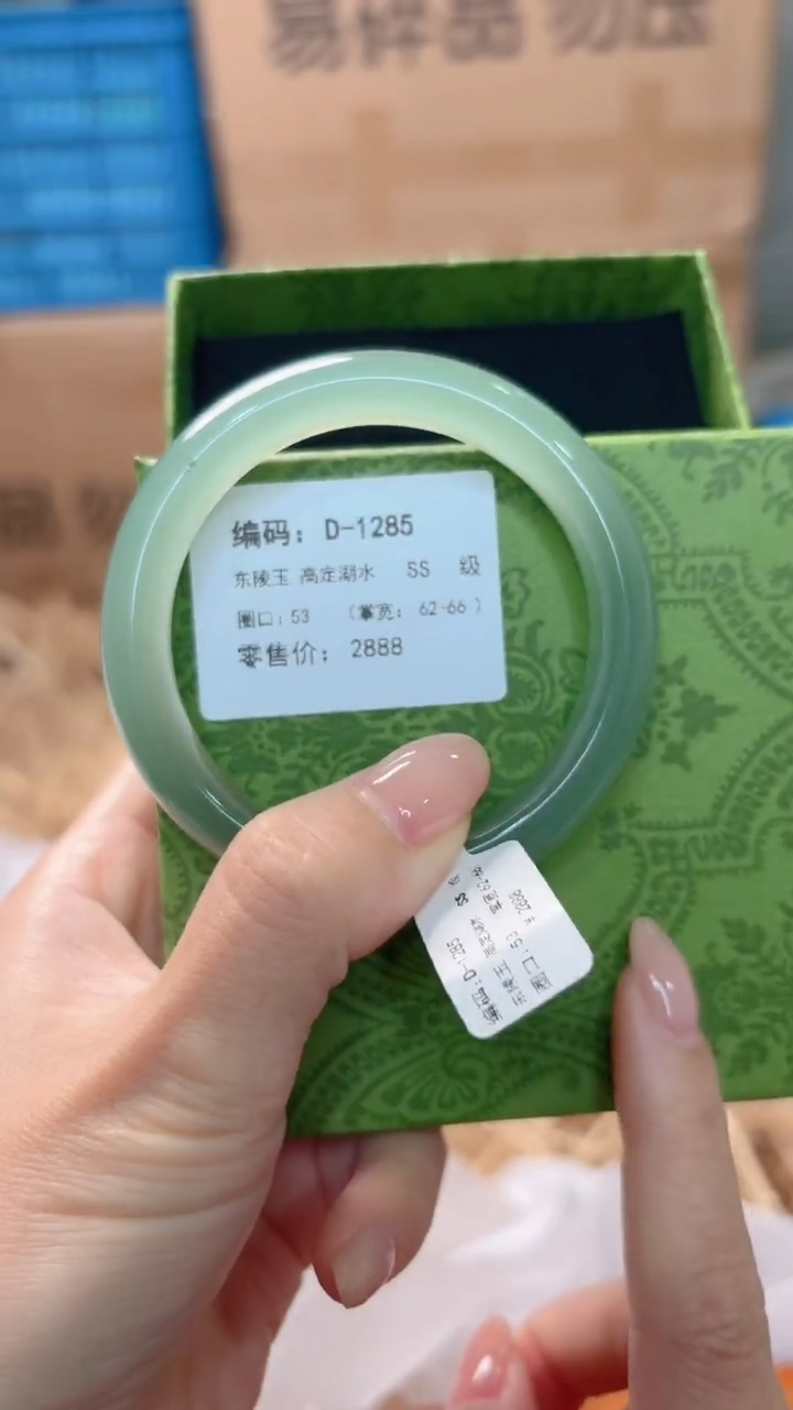 未镶嵌手镯石英质玉D-1285