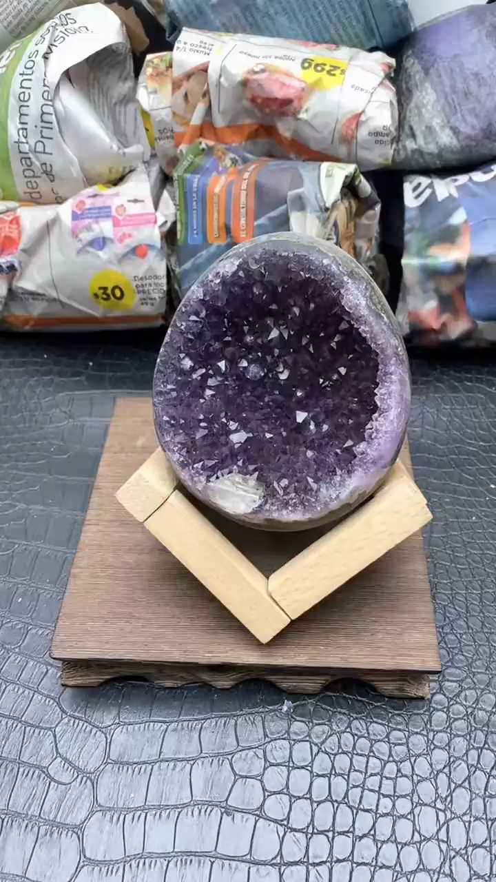 【闪购商品】紫晶1未镶嵌龍蛋 986号