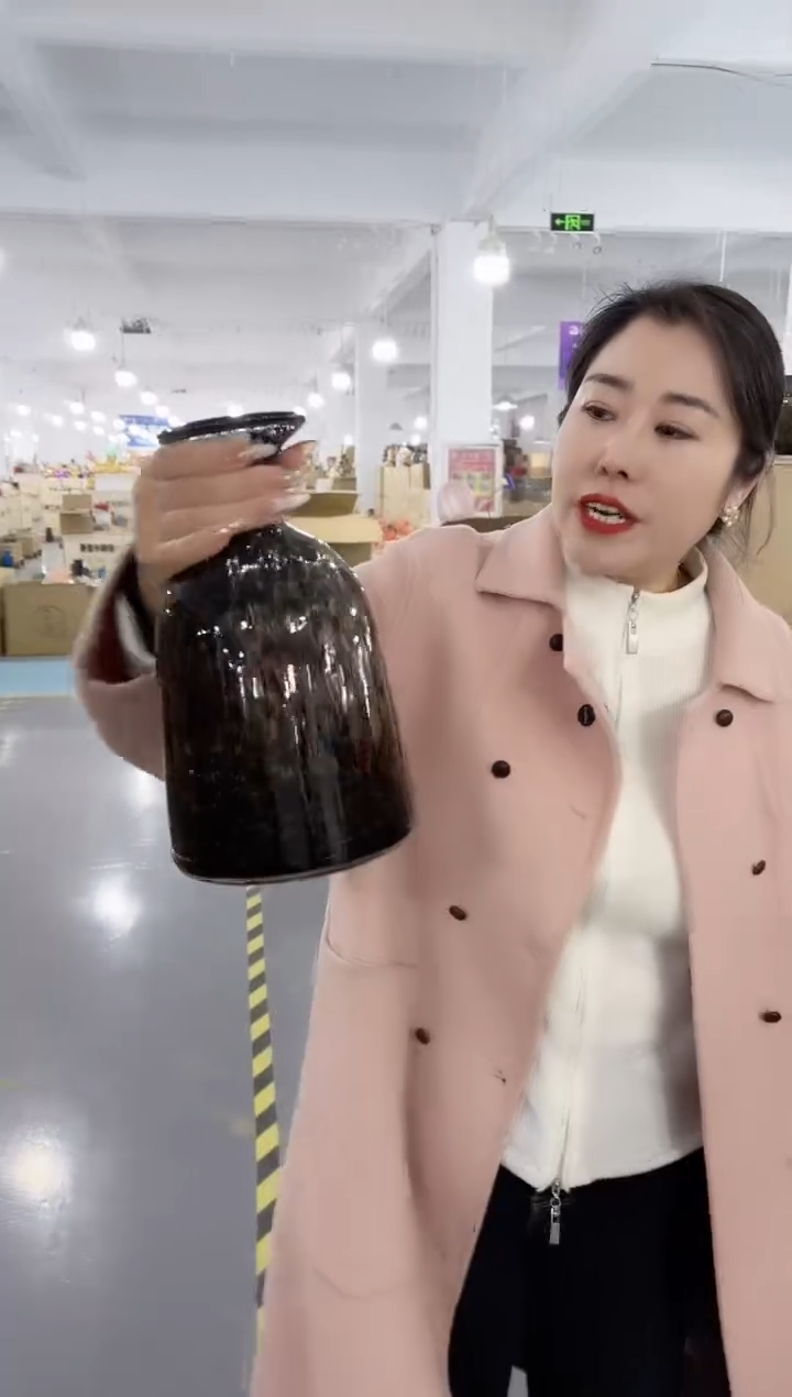 【闪购商品】玻璃唐总花瓶厂微瑕-Z0KA