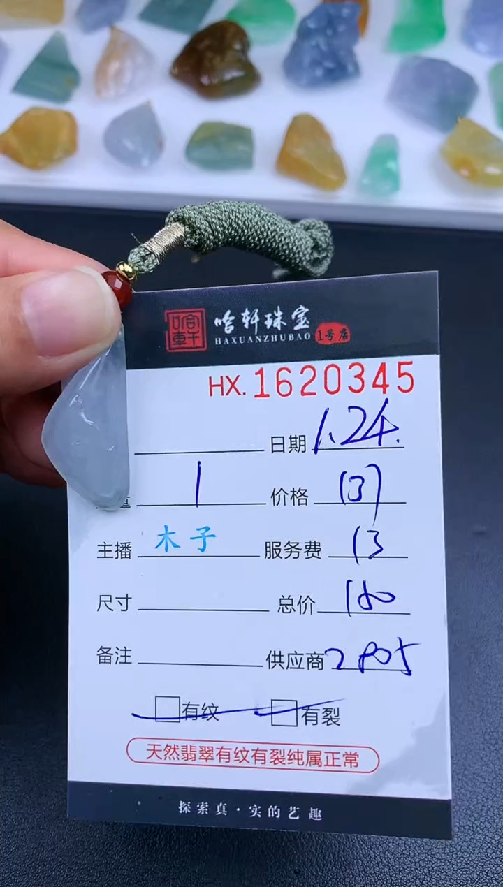 【闪购商品】翡翠挂件未镶嵌哈轩 挂件1