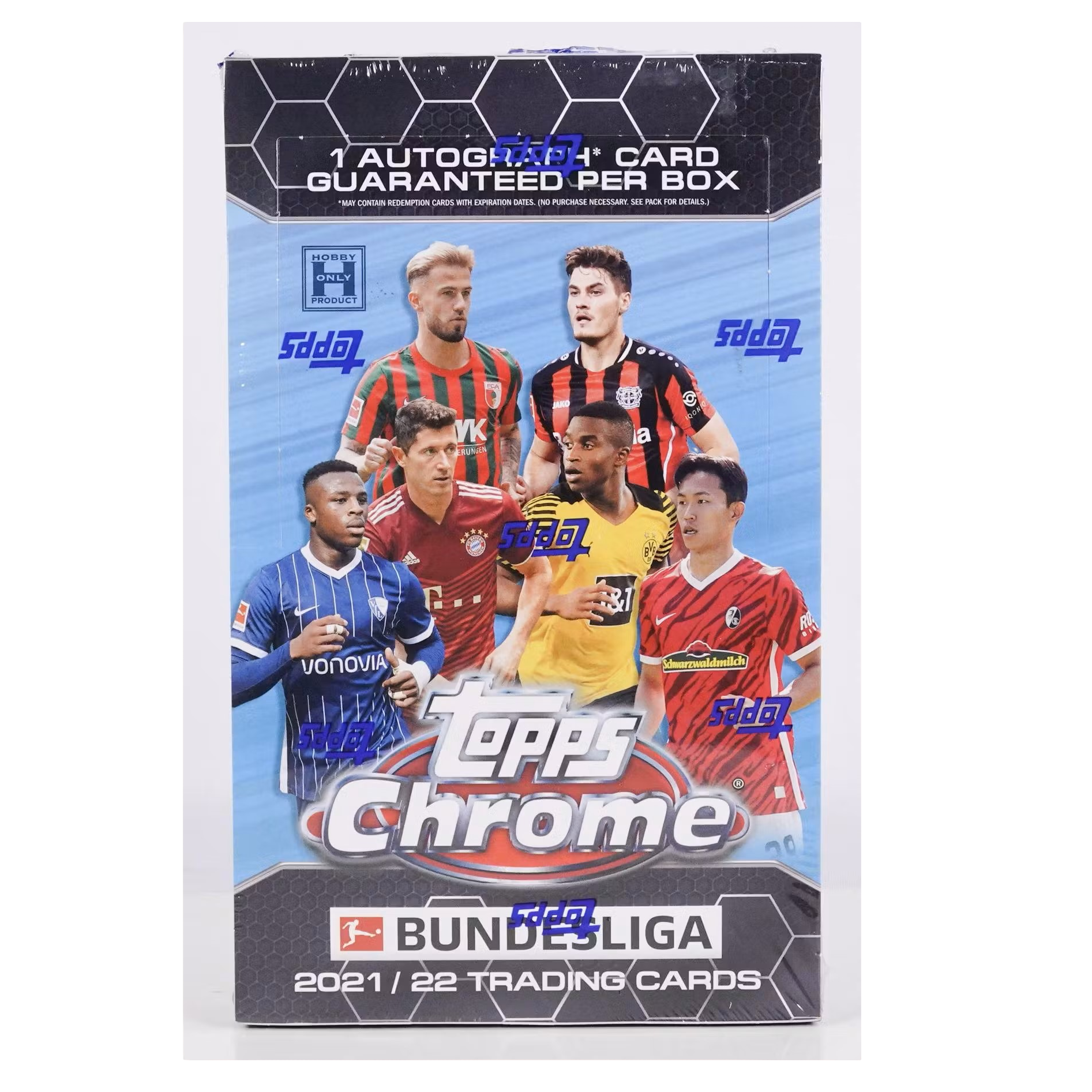 Topps【拆盒】21-22德甲chrome大比例爆金球星卡拆卡直播