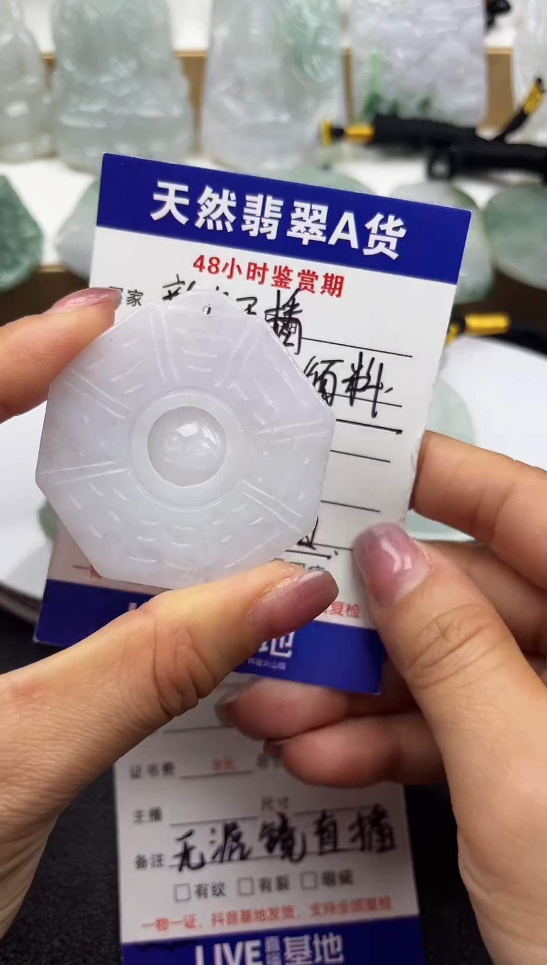 颈饰未镶嵌翡翠              