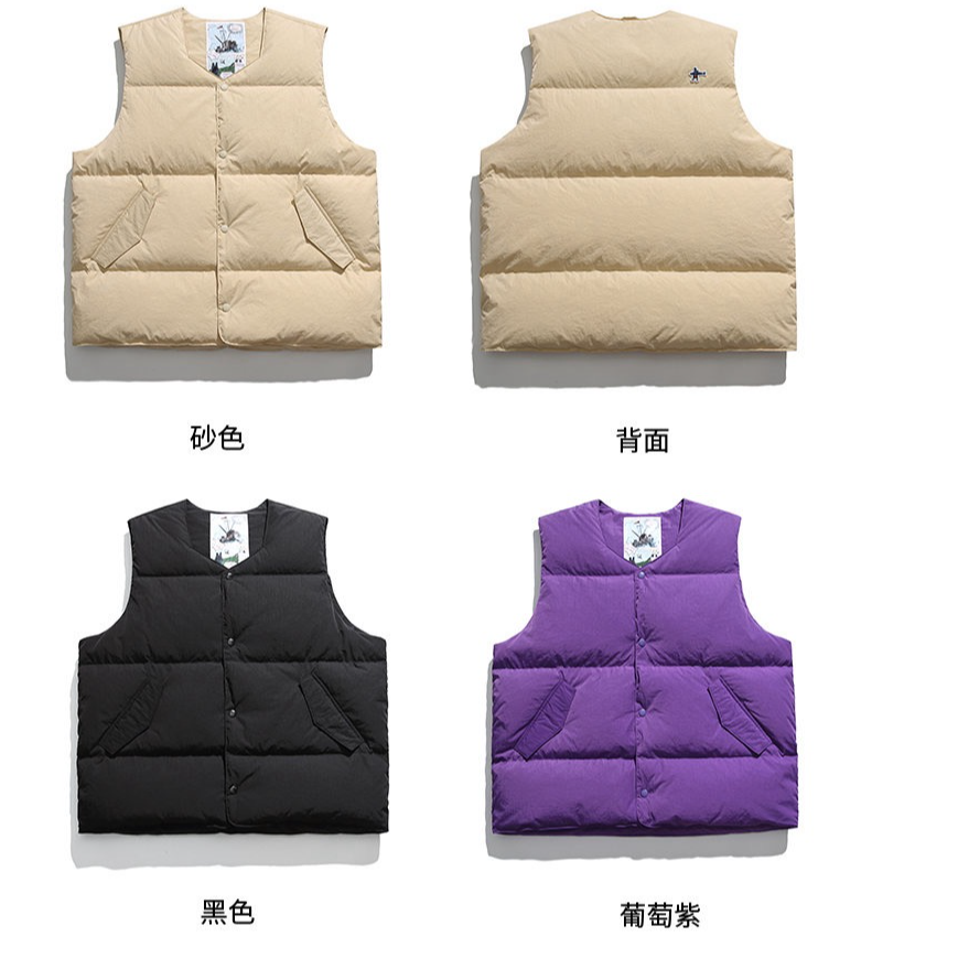 老芊大涵高品质白鸭绒羽绒马甲 MY6060