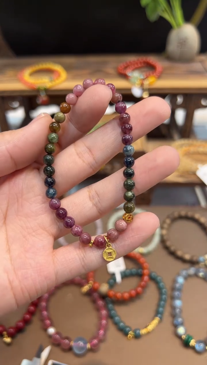 【闪购商品】碧玺手链未镶嵌@@手饰