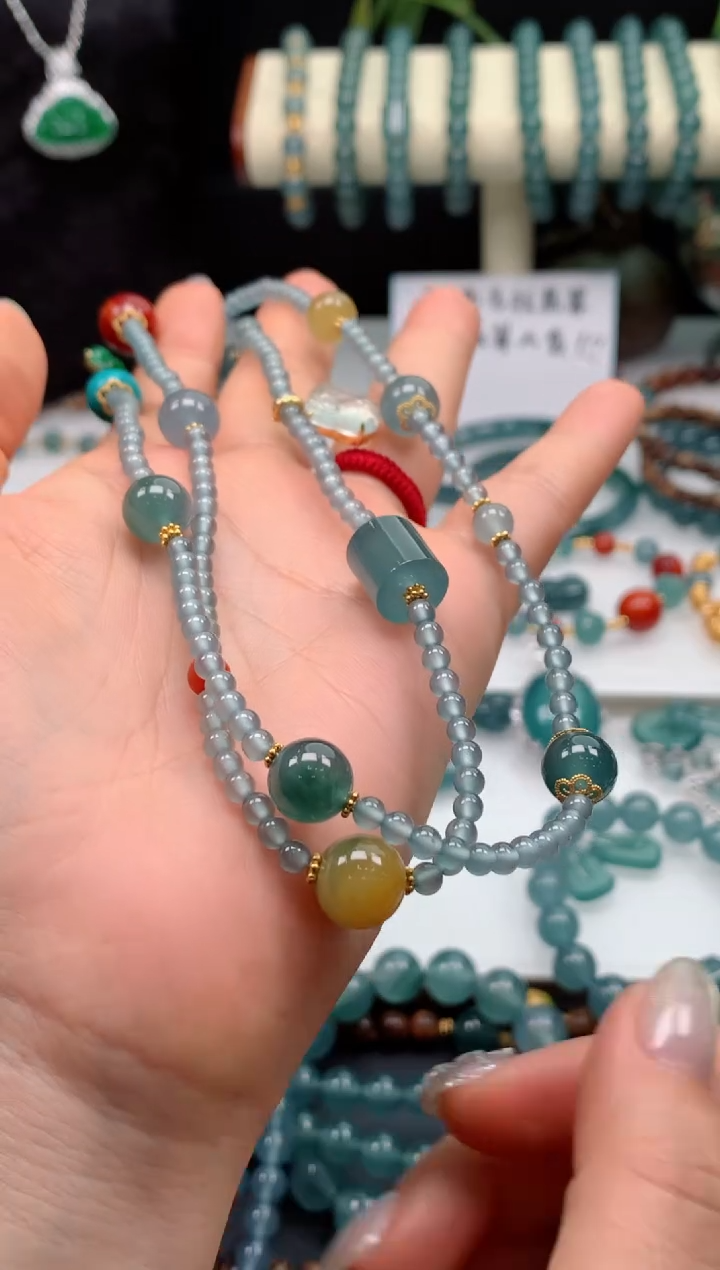 【闪购商品】翡翠颈饰未镶嵌0917780984