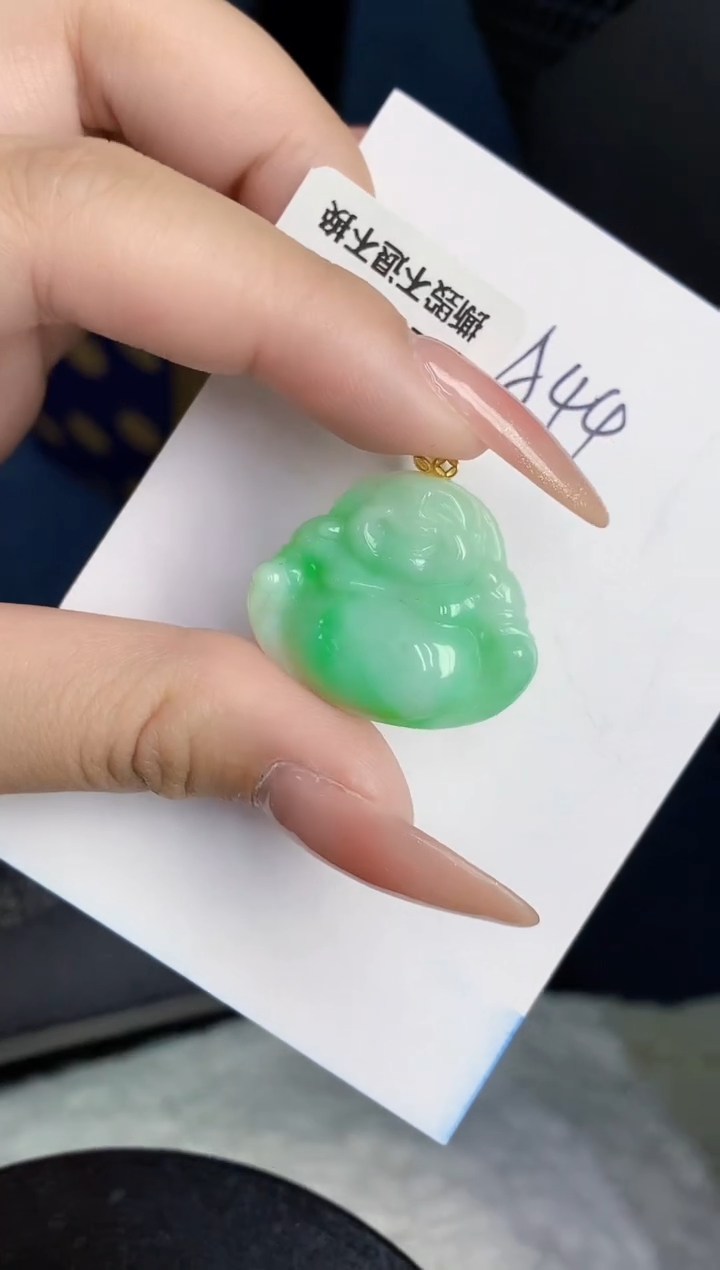 【闪购商品】翡翠颈饰18K金镶嵌000000000