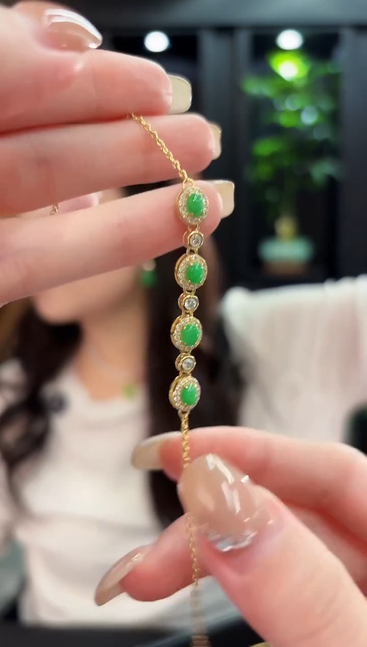 未镶嵌手链翡翠 缅料A货/支持复检/一件