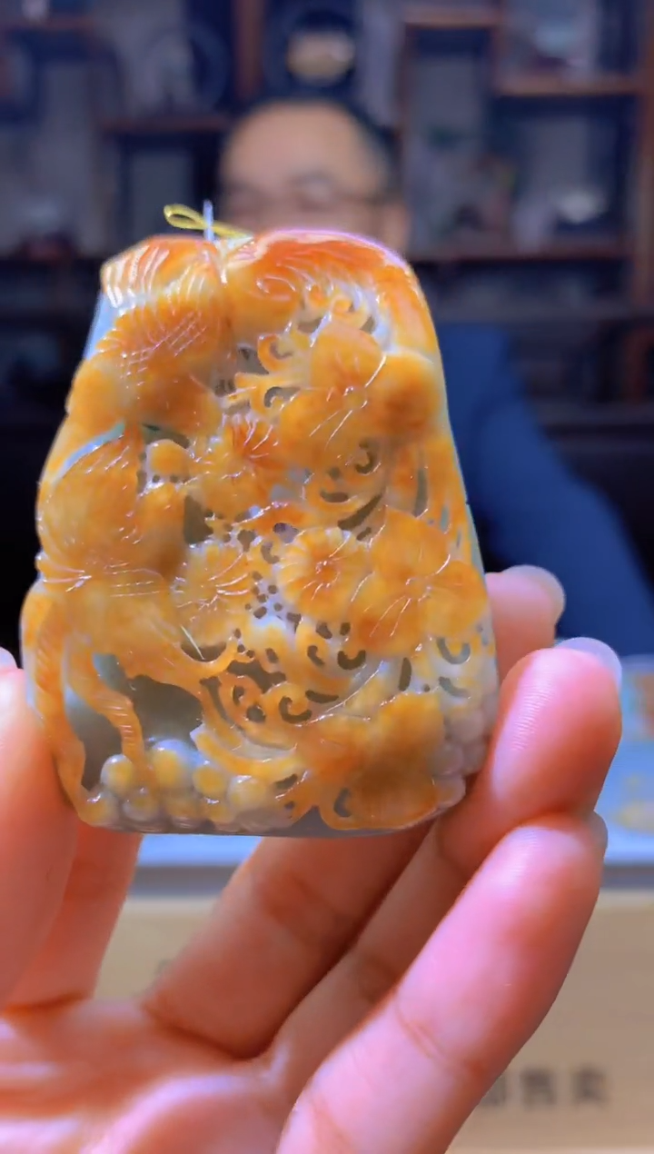 【闪购商品】定制翡翠未镶嵌L-@@YDWXJ212049