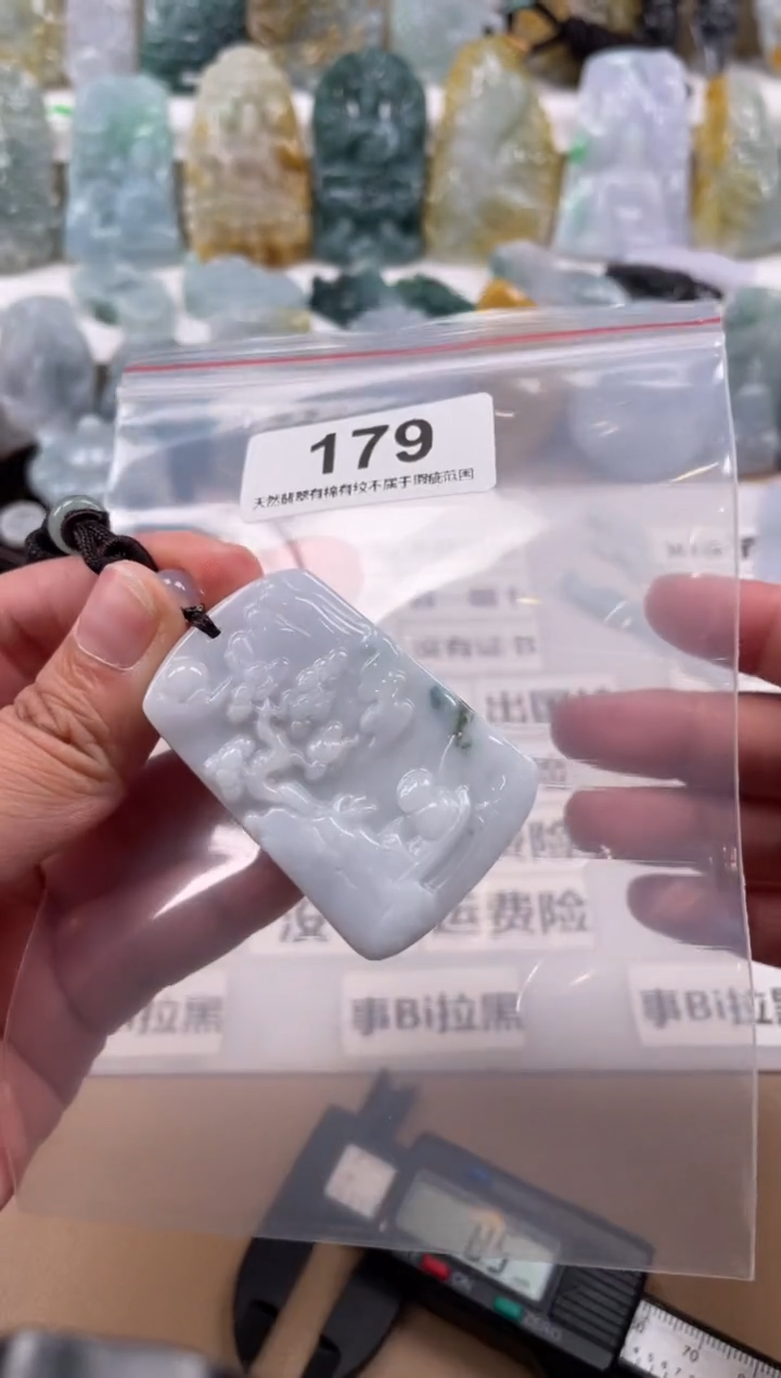 【闪购商品】翡翠颈饰未镶嵌天然缅甸A货翡翠179