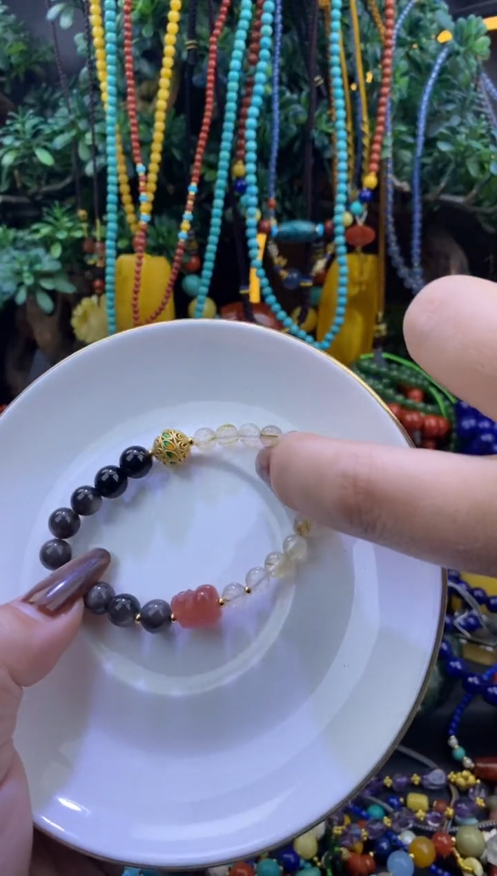 未镶嵌手链水晶手串