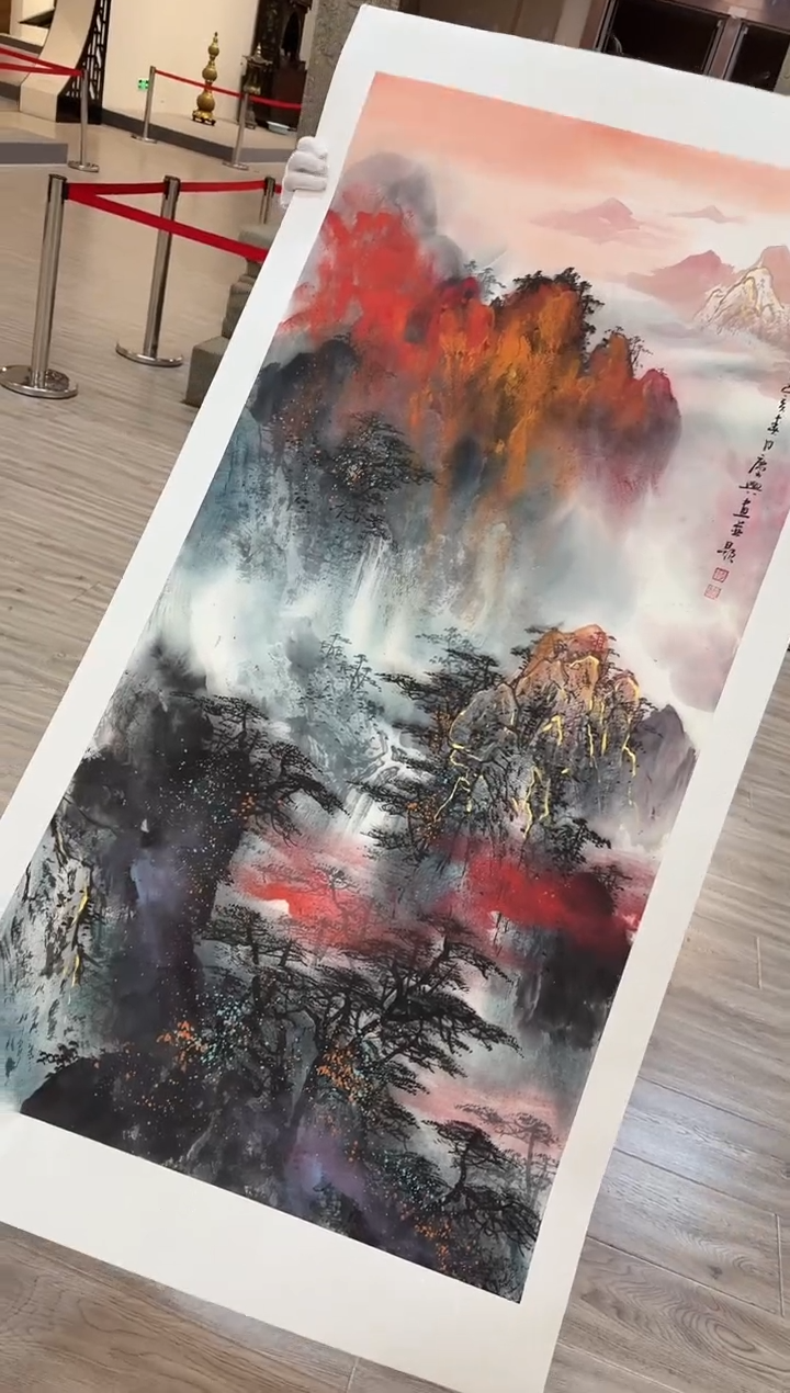 国画35赵隆轩美术馆李庆兴老师作品