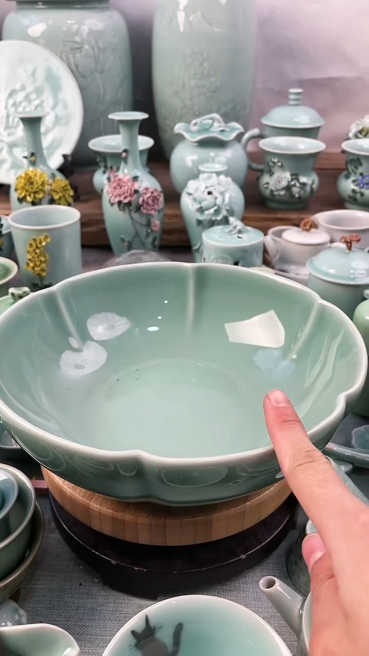 【闪购商品】特价 微瑕 慧仙青瓷