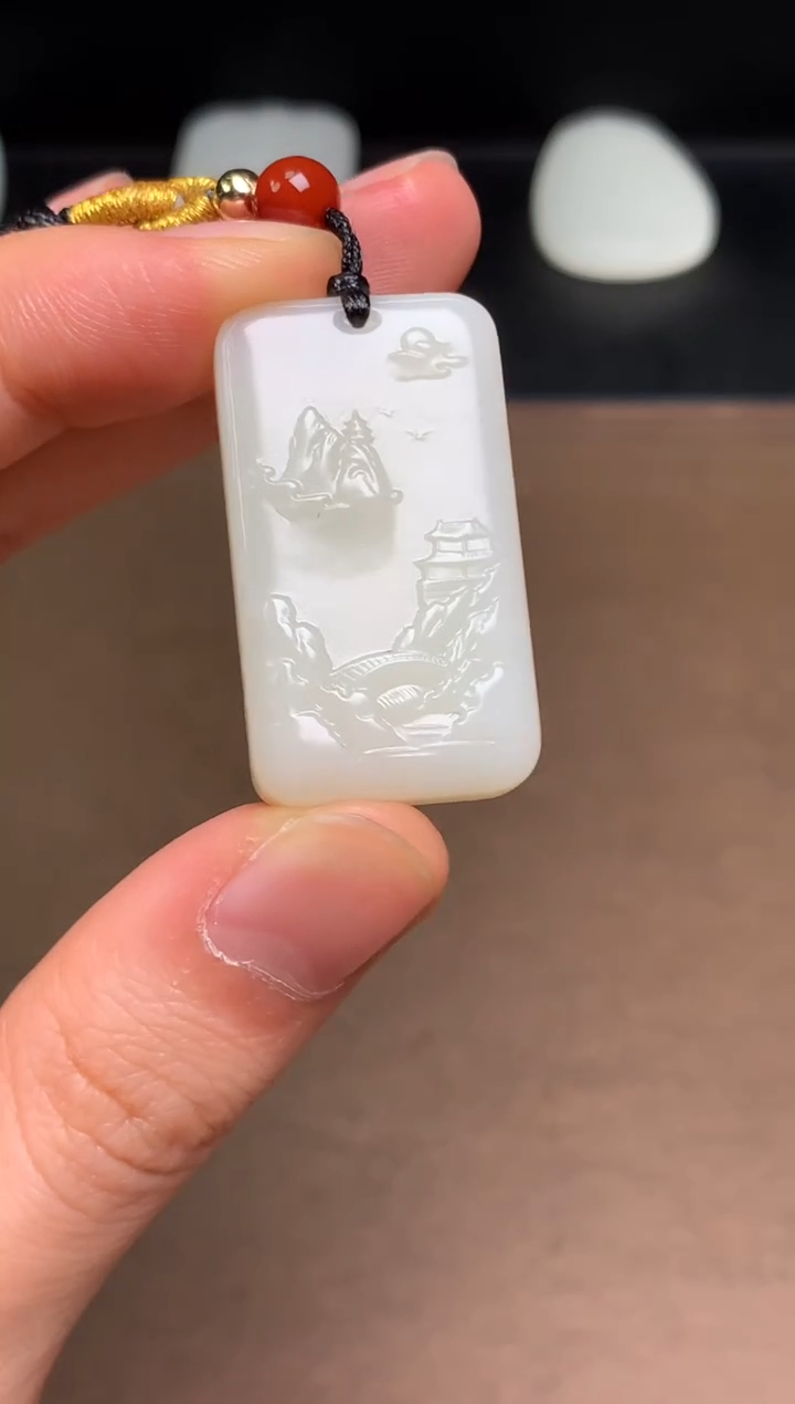 颈饰未镶嵌和田玉9