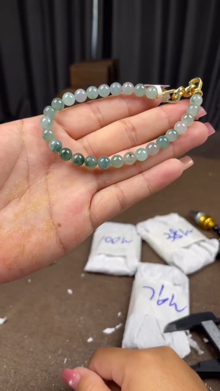 未镶嵌手链翡翠手串