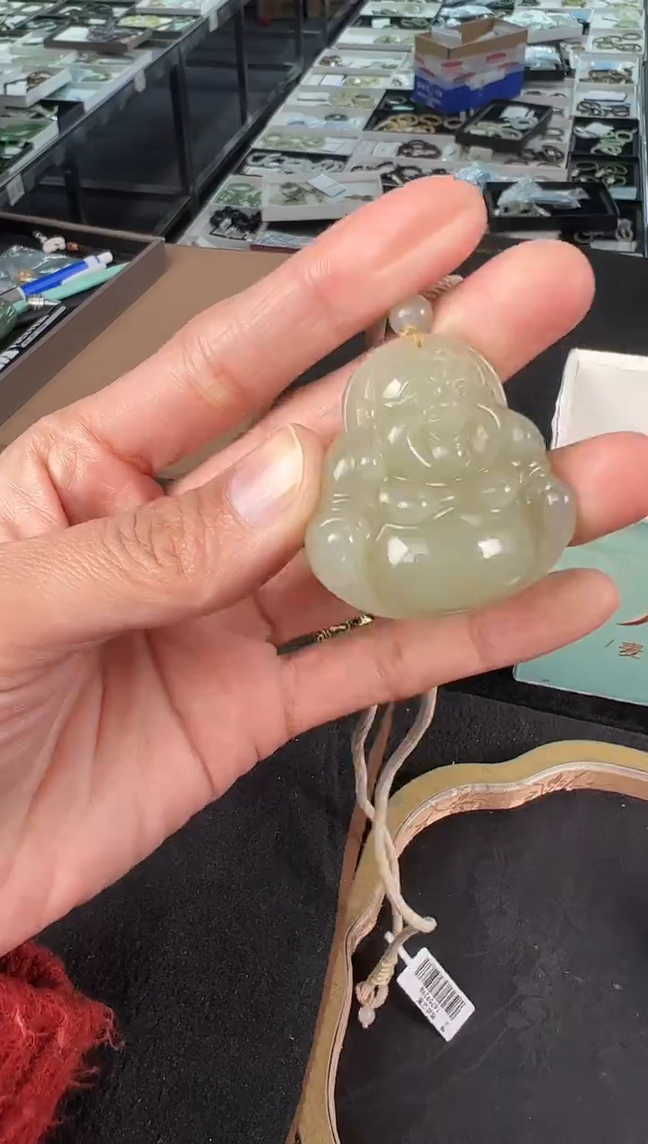 吊坠(不含链)未镶嵌和田玉多样性发1