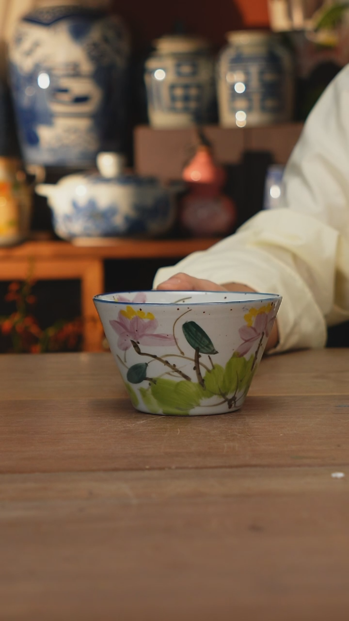 现代 景德镇设计师釉下手绘陶瓷餐具