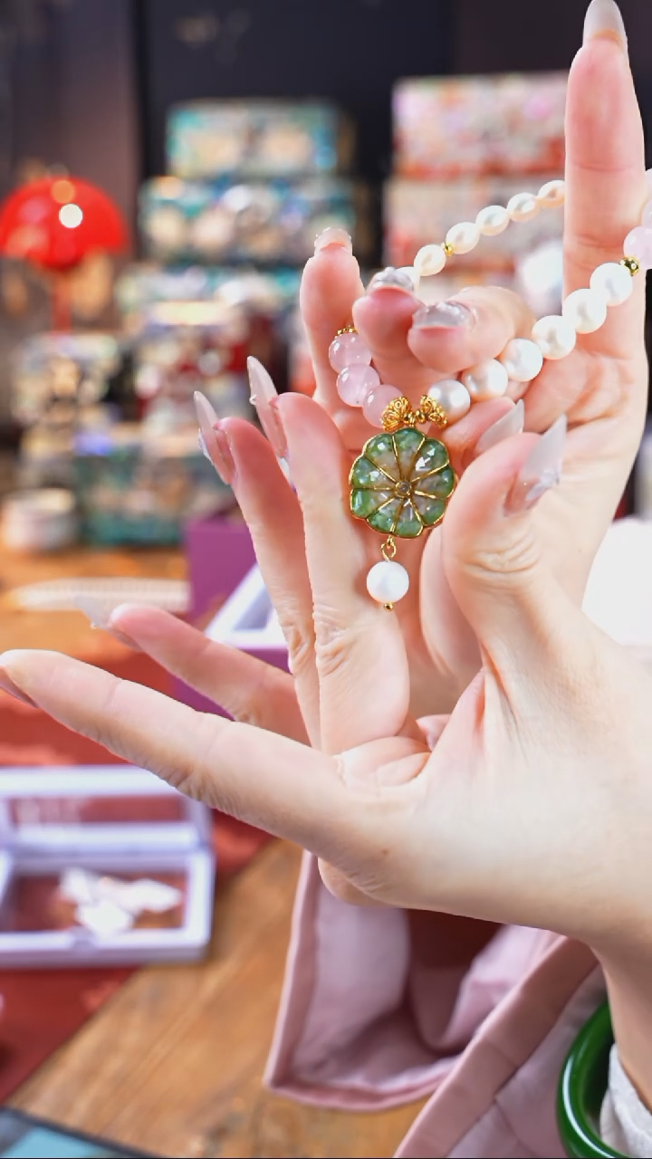 【闪购商品】瓷片核桃甄选非遗文化螺钿