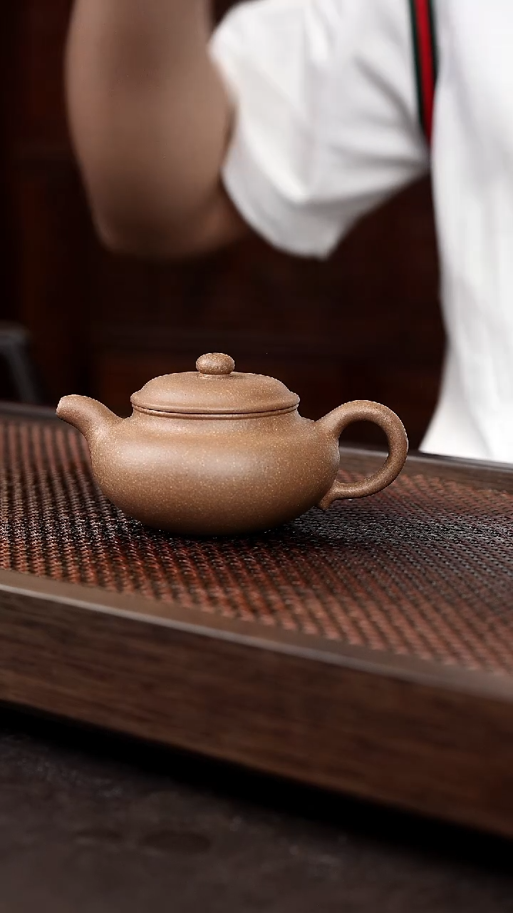 茶壶紫砂芝麻绿仿古