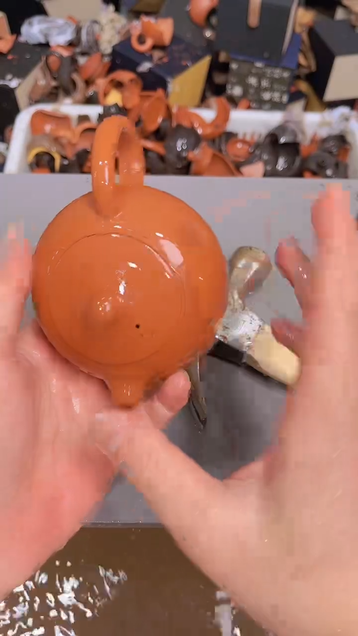 茶壶紫砂岩传茶具 岩传茶具@G-