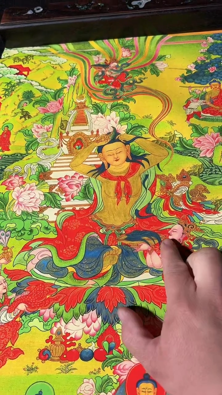 卷轴画藏式珍藏彩绘艺术馆32