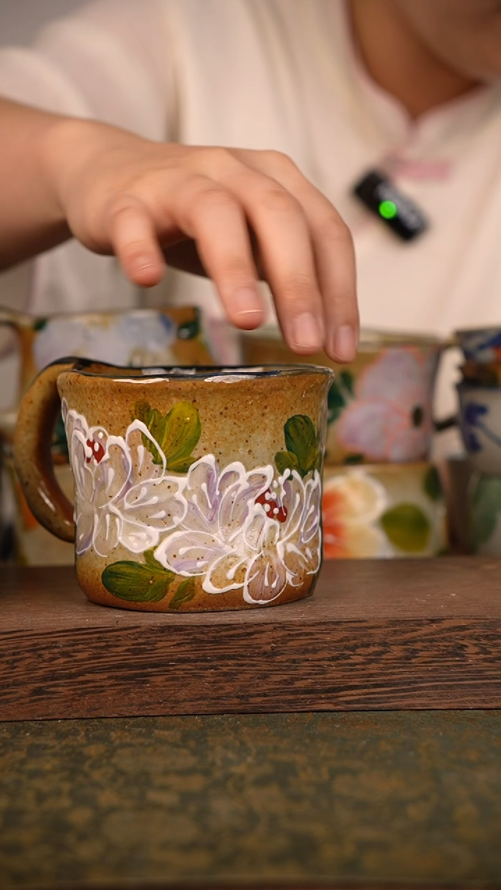 摆件泥垚手作 景德镇手工手绘器物
