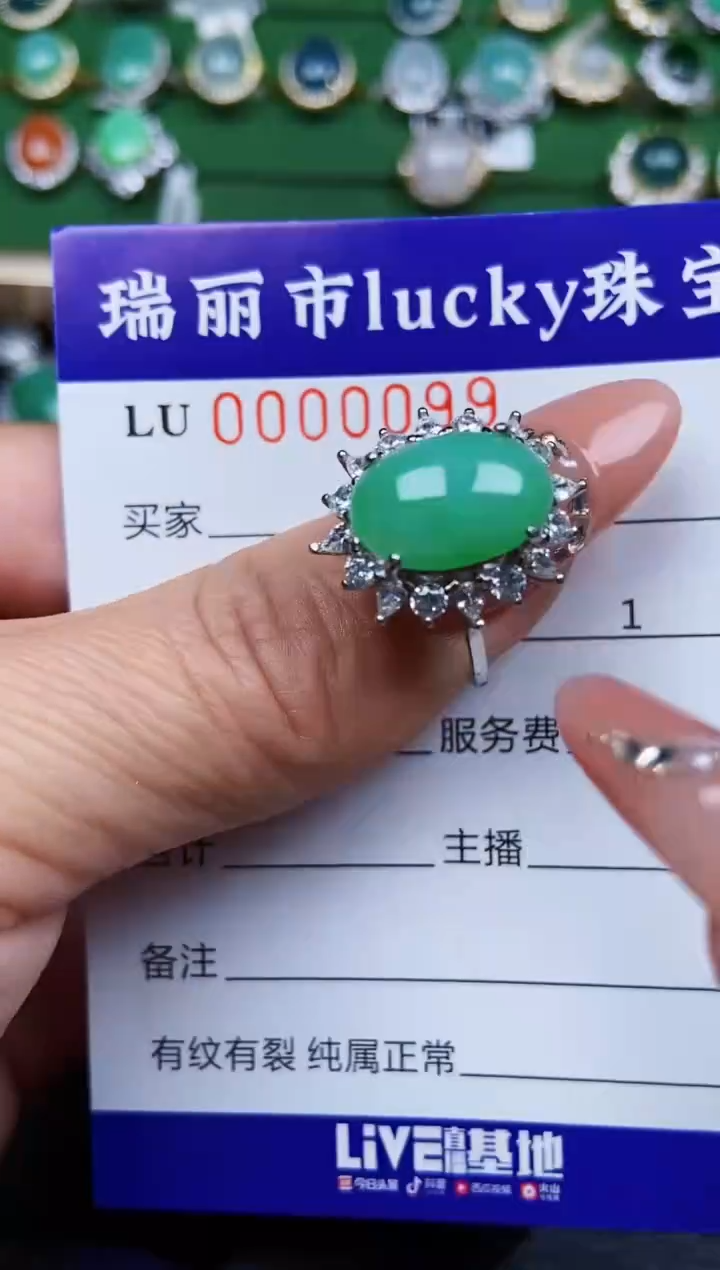 【闪购商品】翡翠颈饰银S925镶嵌0099