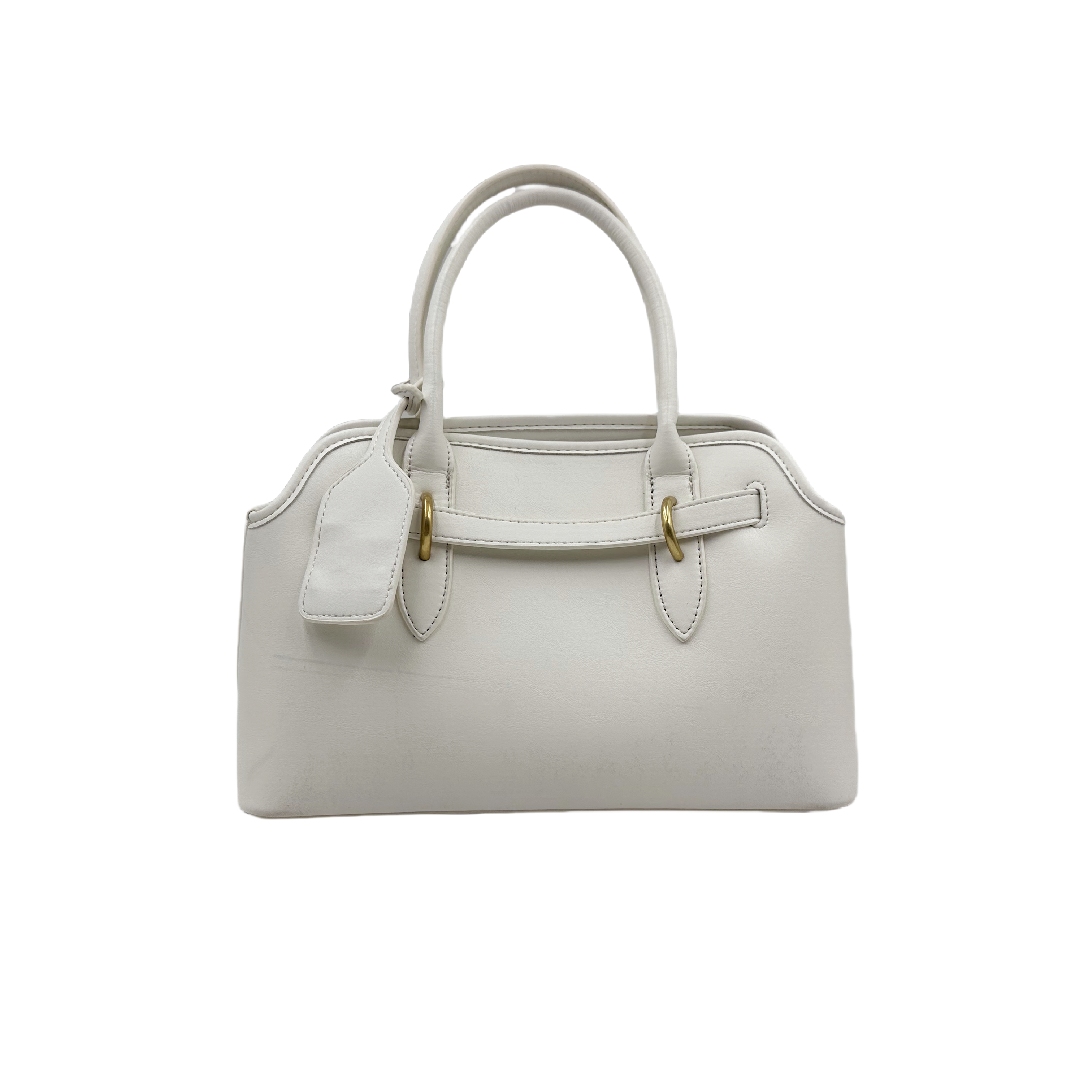 LQ-25年【王心凌同款】白色手提斜挎真皮小贝壳-26cm-0578