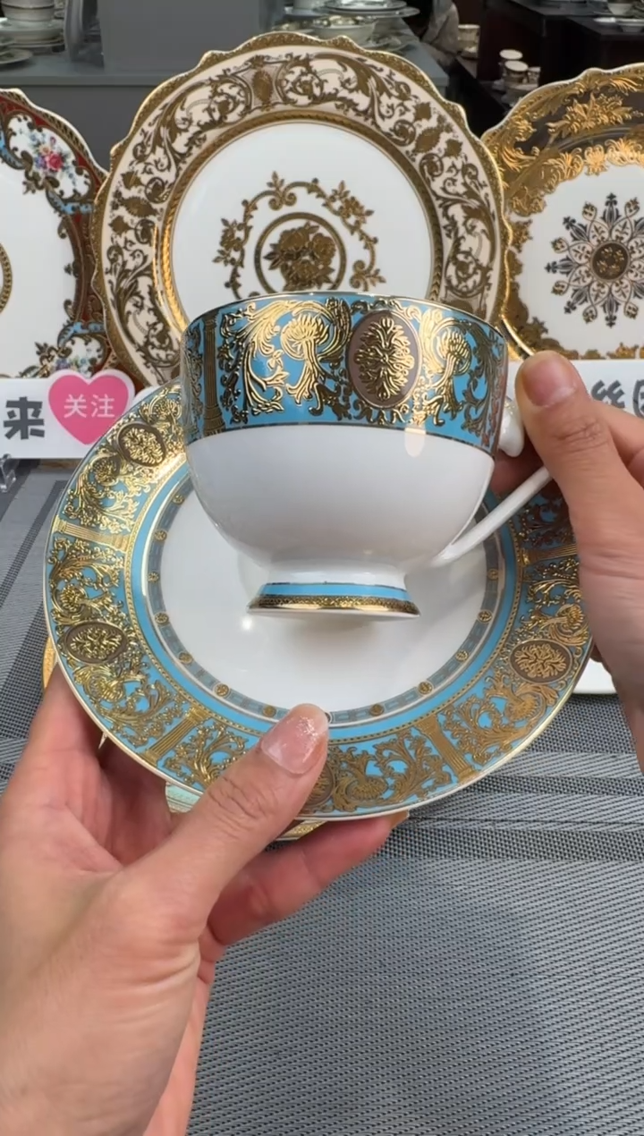 【闪购商品】瓷片两杯两碟福利款