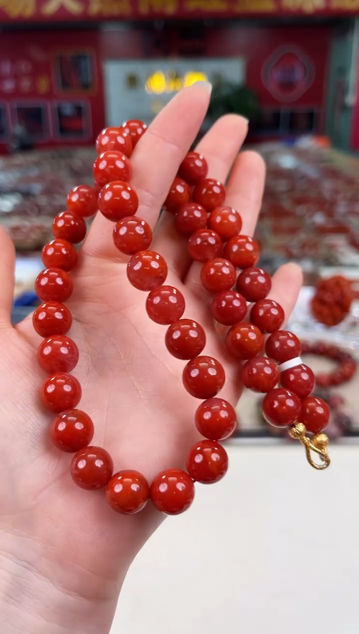 银S925镶嵌瓦西女神链11+南红玛瑙（多样式发其一）