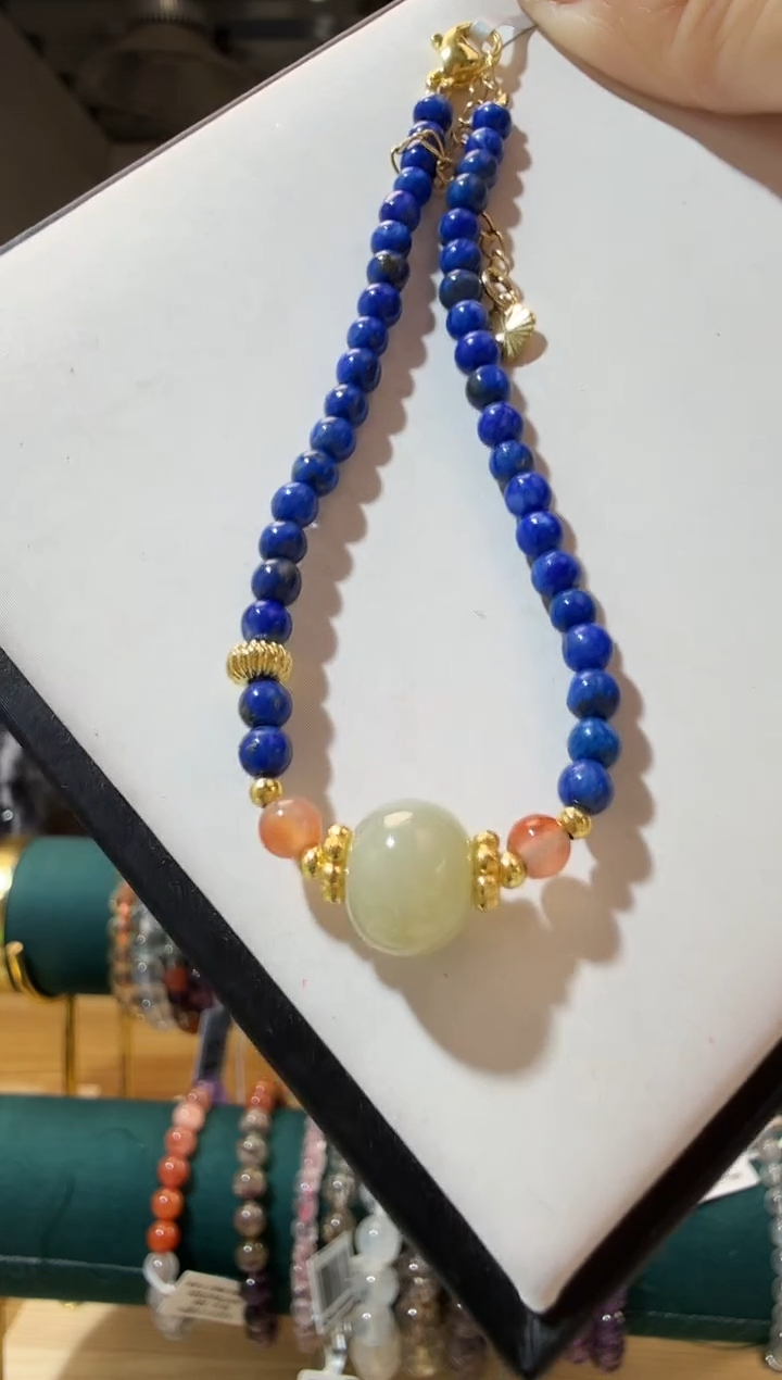 未镶嵌青金石手链优2495 约3mm