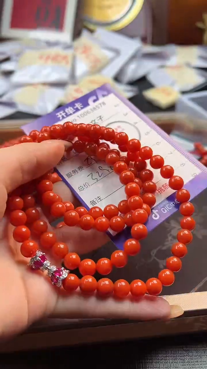 【闪购商品】南红玛瑙颈饰未镶嵌100638578