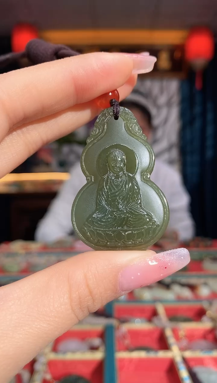 【闪购商品】和田玉颈饰未镶嵌大日如来