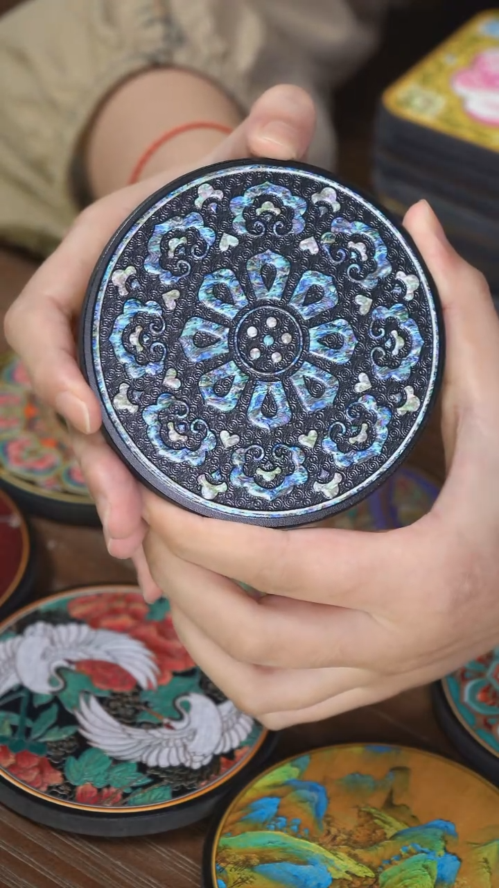 壹藏贰宝幻夜杯垫一片