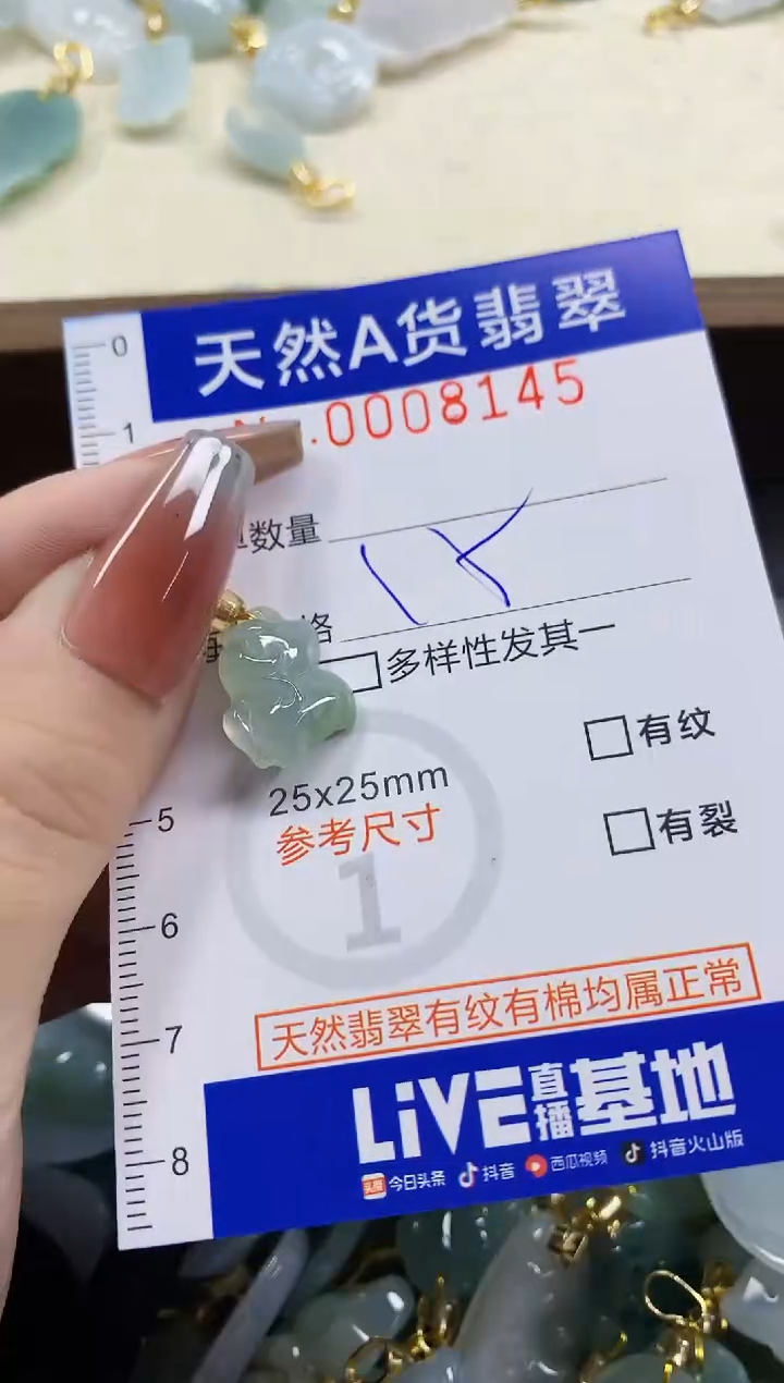 颈饰未镶嵌翡翠天然A货翡翠